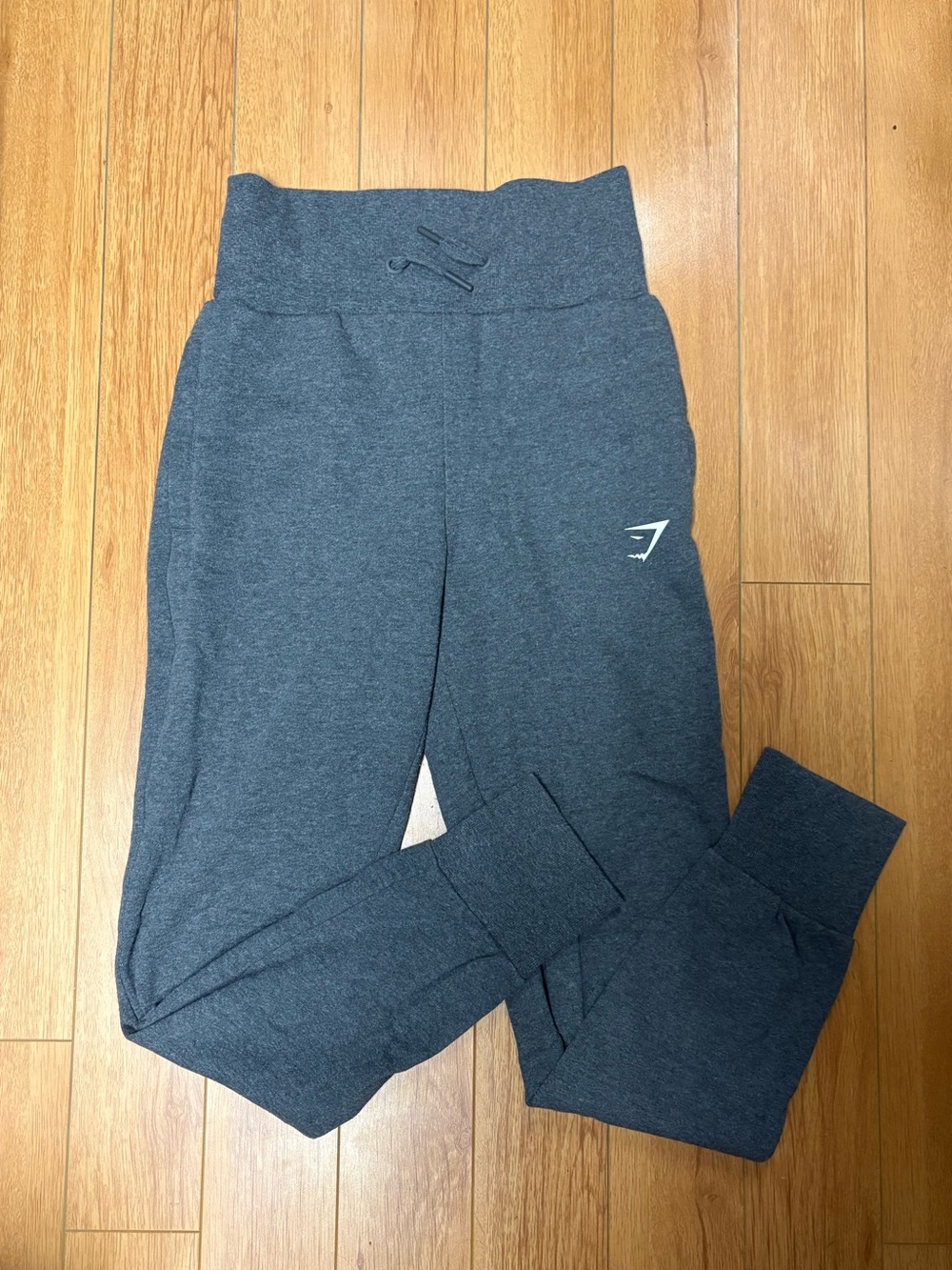 Gymshark Charcoal High-Waist Joggers